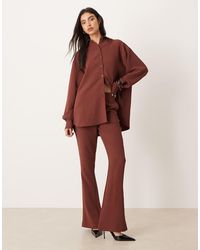ASOS - Tailored Slinky Flare Trousers Co-Ord - Lyst