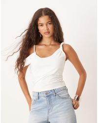ASOS - Twist Drape One Shoulder Top - Lyst