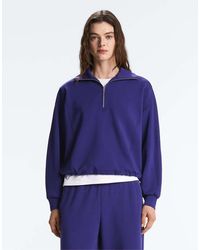 Oysho - Half-zip Sweatshirt With Brushed Modal - Lyst