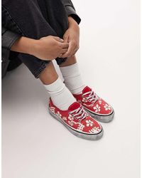 Vans - Authentic Leaf Print Trainers - Lyst