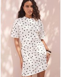 ASOS - Wrapped Waist Mini Dress - Lyst