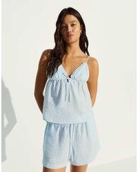 Bershka - Rustic Shorts With Elasticated Waist - Lyst