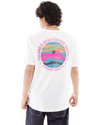 Columbia - Rollingwood - t-shirt avec imprimé dans le dos - - exclusivité asos - Lyst