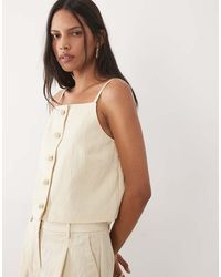 Mango - Bonnie Square Neck Strappy Top Co-ord - Lyst