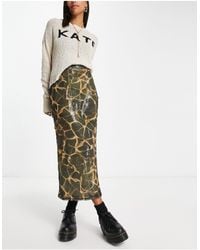 Damen-Mittellange Röcke von TOPSHOP | Online-Schlussverkauf – Bis zu 60%  Rabatt | Lyst DE