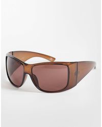 ASOS - – eckige oversized-sonnenbrille - Lyst