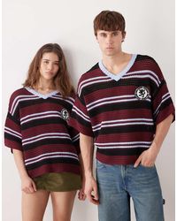 Collusion - Gebreid Voetbal T-Shirt - Lyst