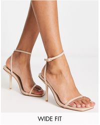 SIMMI - Simmi London Wide Fit Novalee Barely There Sandals - Lyst