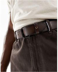 Fred Perry - Burnished Leather Belt - Lyst