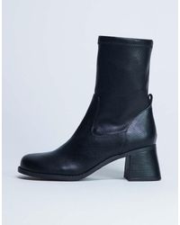 TOPSHOP - Niamh Block Heel Ankle Boot - Lyst