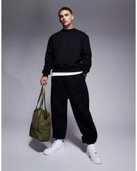 ASOS - Premium Heavyweight Oversized Joggers 400Gsm - Lyst