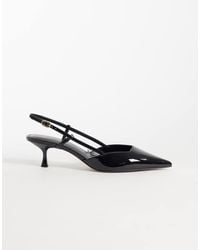 Mango - Heeled Slingback Pointed Shoe - Lyst