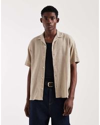 Jack & Jones - Overhemd Met Textuur En Korte Mouwen - Lyst
