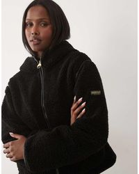 Barbour - Ramona Zip Through Hooded Fleece Jacket - Lyst