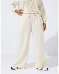 Yours Clothing - 'New York' Wide Leg Joggers - Lyst