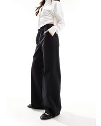 4th & Reckless - Linen Look Wide Leg Trousers - Lyst