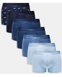 Hollister - 7 Pack Pattern Basic Classic Trunks - Lyst