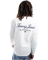 Tommy Hilfiger - Regular Logo Long Sleeve T-shirt - Lyst