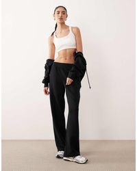 Abercrombie & Fitch - Ypb High Rise Straight Leg Fleece Joggers Co-Ord - Lyst