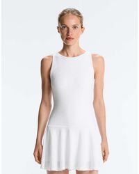 Oysho - Embroidered Comfortlux Short Dress - Lyst