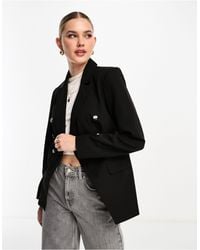 Miss Selfridge - Double Breasted Military Blazer - Lyst