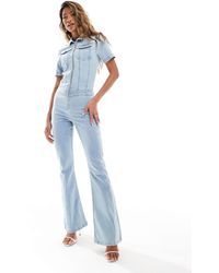 Combinaison de mariage style cape ASOS en coloris Blanc Lyst