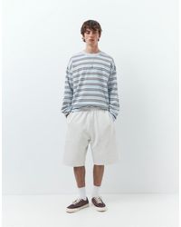 Pull&Bear - Wide-leg Bermuda jogger Shorts - Lyst