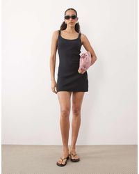 Abercrombie & Fitch - 90s Jersey Mini Dress With Built - Lyst