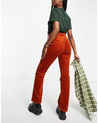 Monki Denim Stacy Flared Trouser in 