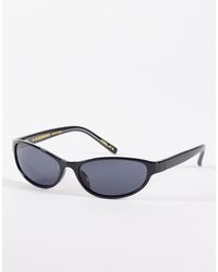 A.Kjærbede - Alexa Slim Oval Cat-eye Sunglasses - Lyst