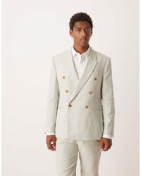 ASOS - Giacca Da Abito Vestibilità Classica Doppiopetto - Lyst
