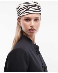 ASOS - Hair On Leather Pillbox Hat - Lyst