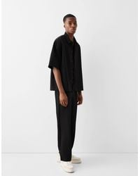 Bershka - Wide Leg Tailored Trouser - Lyst