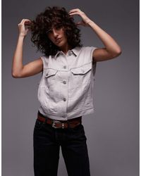 Levi's - 90s Shrunken Lightweight Denim Vest - Lyst