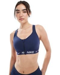Nike - Indy High Support Front Zip Sports Bra - Lyst