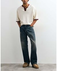 Weekday - Space Relaxed Fit Straight Jeans - Lyst