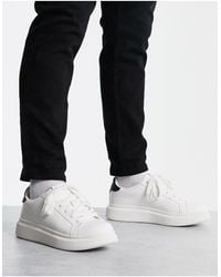 Pull & Bear Lace-Up Sneaker natural white-black themed print casual look Shoes Sneakers Lace-Up Sneakers 