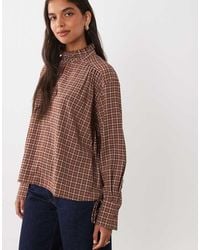 Mango - High Neck Long Sleeve Top - Lyst