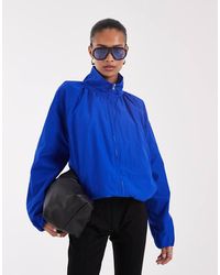 ASOS - Oversized Bubble Hem Track Jacket - Lyst