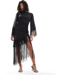 TFNC London - – maxikleid aus satin - Lyst