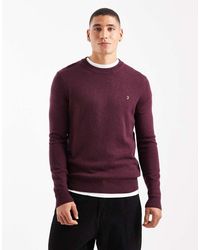 Farah - Maidstone Lambswool Sweater - Lyst