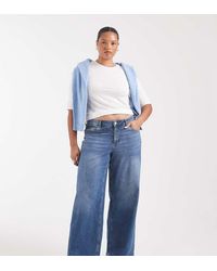 Vero Moda - Sandie Mid Rise Wide Leg Stretch Jeans - Lyst