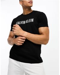Calvin Klein - Intense Power - T-shirt Met Ronde Hals En Logo - Lyst