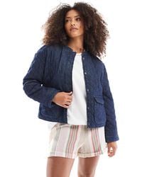 ONLY - – gesteppte jeansjacke - Lyst