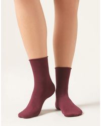 Calzedonia - Non-Elastic Cotton Ankle Socks - Lyst