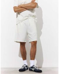 Pull&Bear - – strukturierte bermuda-jogginghose - Lyst