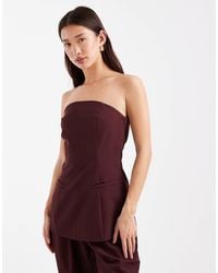 4th & Reckless - – elegantes, trägerloses longline-oberteil - Lyst