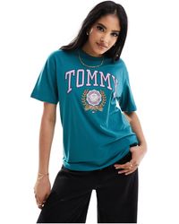 Tommy Hilfiger - – es t-shirt mit lockerem schnitt - Lyst
