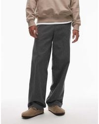 Dickies - Lima Pinstripe Wide Leg Trousers - Lyst