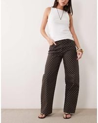 Mango - Polka 100% Cotton Straight Jean - Lyst